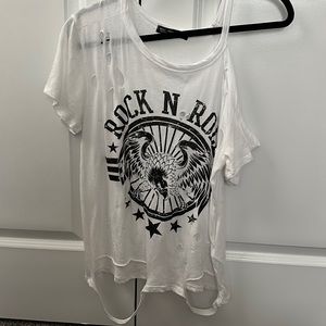CULTURE LA rock n roll cut tee